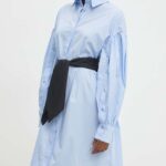 Model Nou de rochie in bumbactidi, oversize