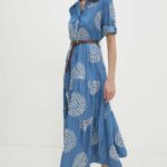 Model Nou de rochie maxi, evazati