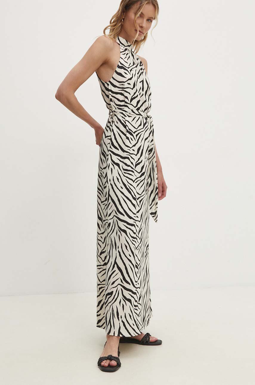 WW24-SUD0I3-00X_F1 Model Nou de rochie culoarea alb, maxi, evazati - imagine 1