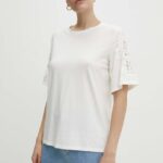 Answear Lab tricou femei, culoarea alb