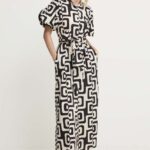 Model Nou de rochie culoareinegru, maxi, drept