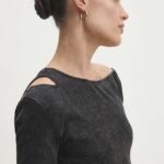 Answear Lab tricou femei, culoarea negru