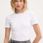 Answear Lab tricou femei, culoarea alb