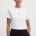 Liviana Conti tricou din bumbac femei, culoarea alb, F4WW72