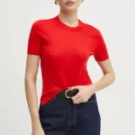 BOSS pulover de lana femei, culoarea albastru marin, light, 50492857