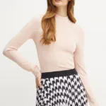 Karl Lagerfeld pulover femei, culoarea roz, light