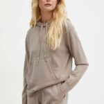 Max Mara Leisure pulover de lana culoarea bej, light, 2426366028600