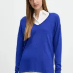 Joseph Ribkoff pulover femei, culoarea albastru marin, light, 244923