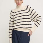 BOSS pulover din amestec de lana femei, calduros, cu turtleneck, 50518369