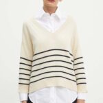 Weekend Max Mara pulover de casmir culoarea bej, light, 2425366011600