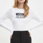 Moschino Jeans pulover femei, culoarea bej, light, 0926.8205
