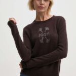 Joop! pulover de casmir culoarea maro, light, 30042809