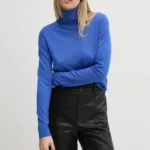United Colors of Benetton pulover femei, light, cu guler, 11AHD203A