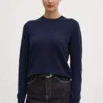United Colors of Benetton pulover de casmir culoarea albastru marin, light, 1033D107P