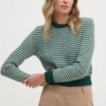 United Colors of Benetton pulover de lana femei, culoarea verde, 1244E10B0