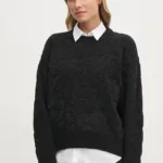 Dkny pulover femei, culoarea negru, P4MSAQ51