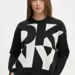 Dkny pulover femei, culoarea negru, P4MSAQ15