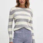 United Colors of Benetton pulover de lana femei, culoarea gri, 103ME107E