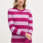 United Colors of Benetton pulover de lana femei, culoarea violet, 103ME107E