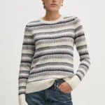 Barbour pulover de lana femei, culoarea bej, light, LKN1424
