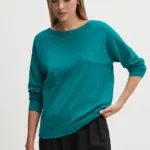 Sisley pulover femei, culoarea verde, light, 17Q3M103J