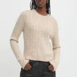 Superdry pulover femei, culoarea bej, W6110565A-C2X