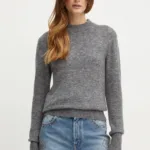 Marella pulover de lana femei, culoarea gri, 2423366092200