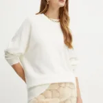 Marella pulover de lana femei, culoarea bej, light, 2423366122200