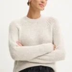 Marella pulover din amestec de mohair culoarea bej, 2423366155200