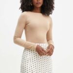 Marella pulover femei, culoarea bej, light, 2423366252200