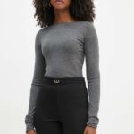 Marella pulover femei, culoarea gri, light, 2423366252200