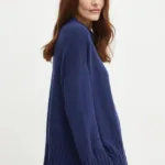 Marella pulover de lana femei, culoarea albastru marin, light, 2423366265200