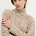 G-Star Raw pulover de bumbac culoarea bej, light, cu guler, D25753-D496