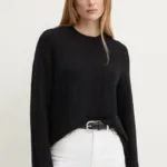 MICHAEL Michael Kors pulover de lana femei, culoarea negru, calduros, MF460YPF2G