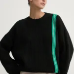 MSGM pulover de lana femei, culoarea negru, calduros, 3742MDM203.247593