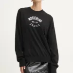 Moschino Jeans pulover de lana femei, culoarea negru, light, J0931 8700