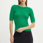 Morgan pulover MJOSS femei, culoarea verde, MJOSS