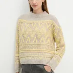 OUI pulover femei, culoarea bej, 89171