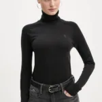 G-Star Raw pulover de lana femei, culoarea negru, light, cu guler, D25510-D847