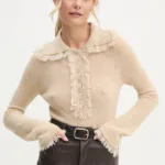 By Malene Birger pulover de lana DREELE femei, culoarea bej, light, Q72553002
