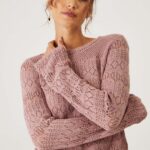 Medicine pulover de bumbac femei, culoarea roz, light