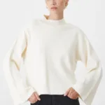 Medicine pulover femei, culoarea bej, light, cu turtleneck