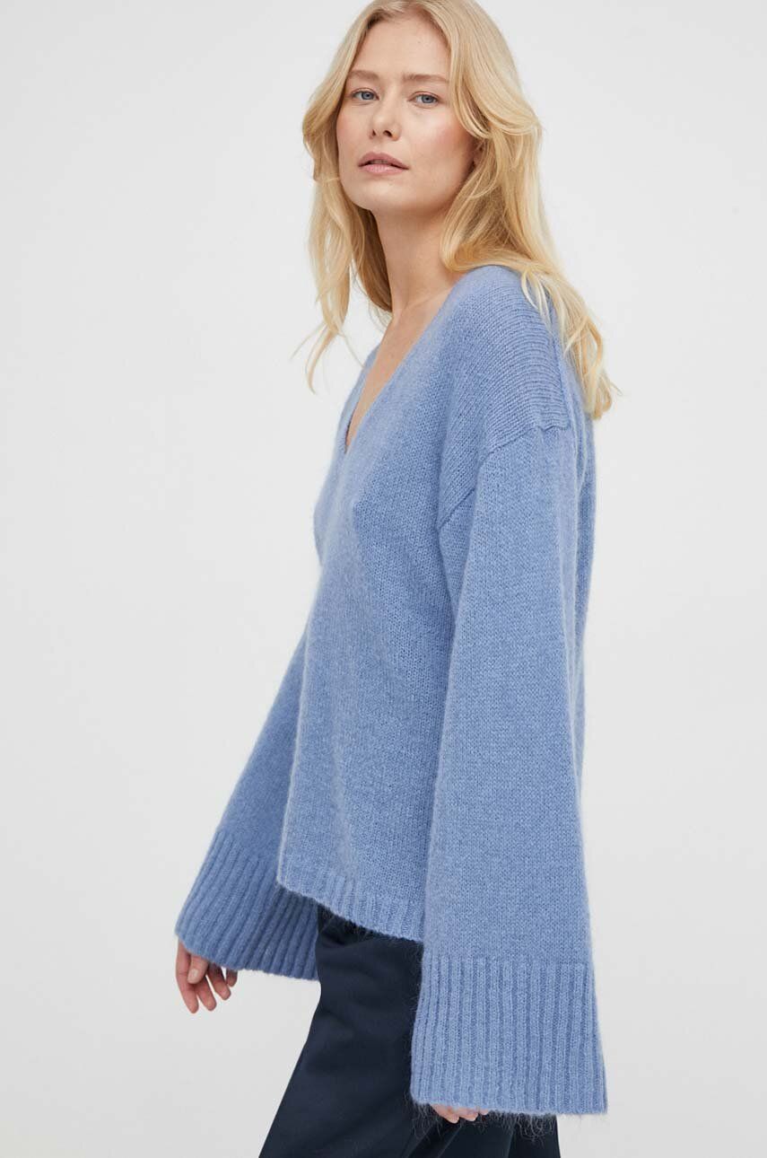 SS24-SWD02D-55X_F1 By Malene Birger pulover de lana femei, calduros - imagine 1