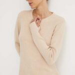 G-Star Raw pulover din amestec de lana femei, culoarea bej