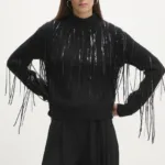 Answear Lab pulover femei, culoarea negru, cu turtleneck