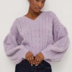 Answear Lab pulover de lana culoarea violet, calduros