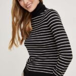 Answear Lab pulover de casmir culoarea negru, light, cu guler