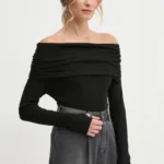 Answear Lab pulover femei, culoarea negru, light, cu guler