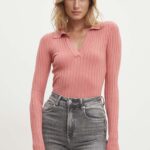 Answear Lab pulover femei, culoarea roz, light