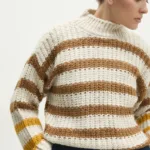 Answear Lab pulover femei, culoarea maro, calduros, cu turtleneck